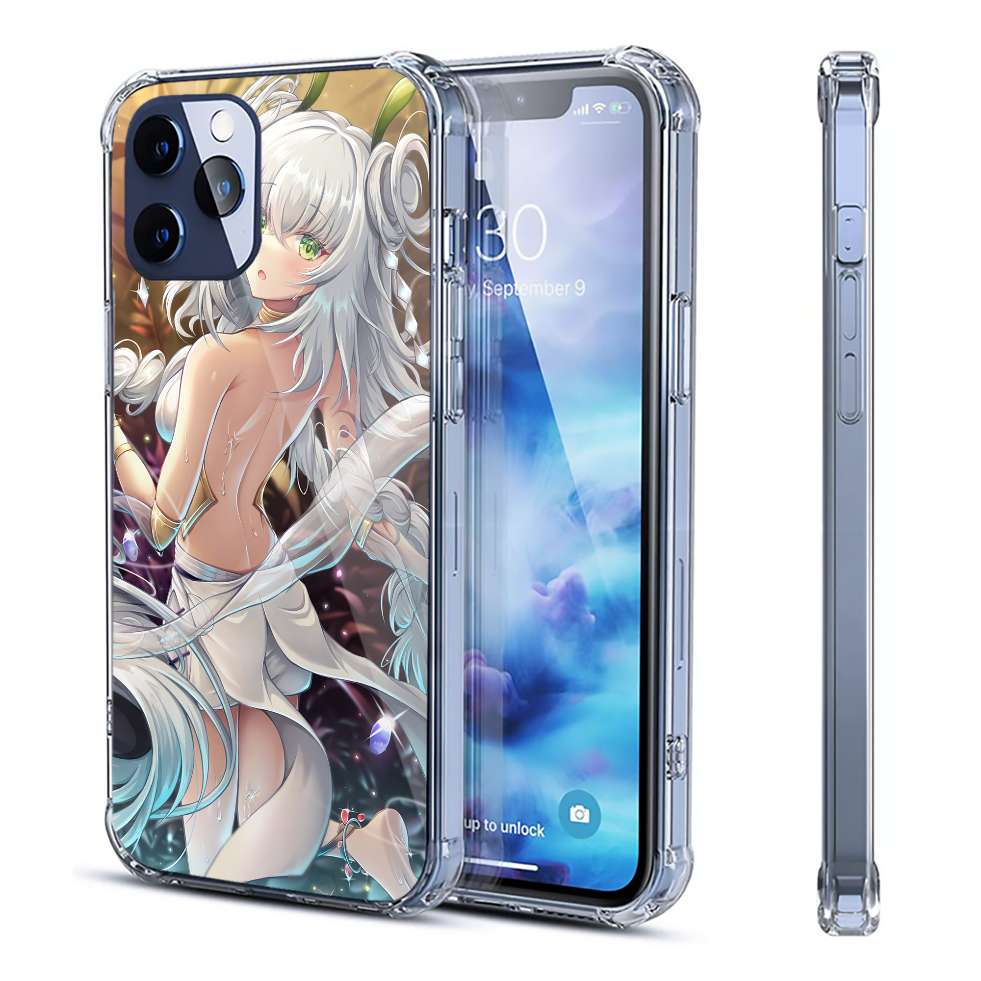（画像用） 遊☆戯☆王 Yu-Gi-Oh! 【iPhone 12シリーズ対応】透明スマホケース（クリアソフトケース）